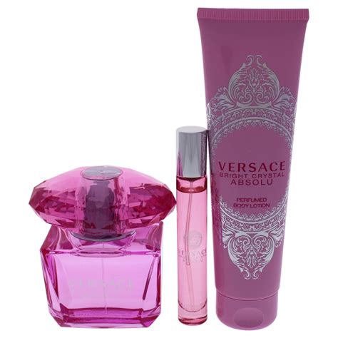 versace perfume bright crystal gift set